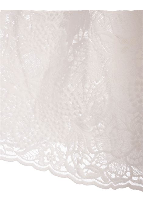 3/4 Sleeve Short Dress in White ERDEM | VC25-D927-WETFPLIVORY