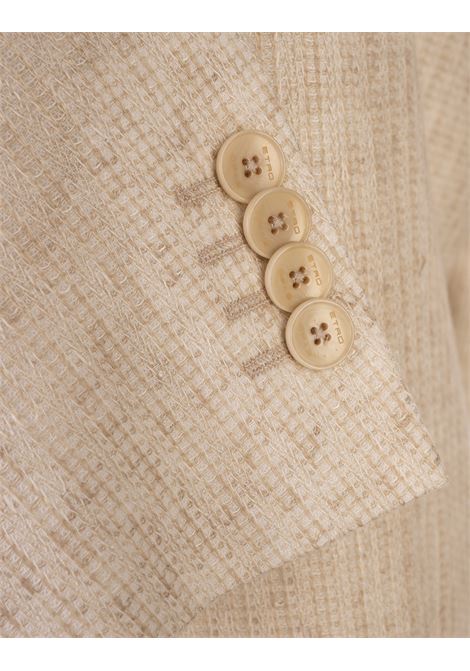 Blazer In Jersey Beige Con Microfantasia ETRO | MRCB0001-99JJC01M0005