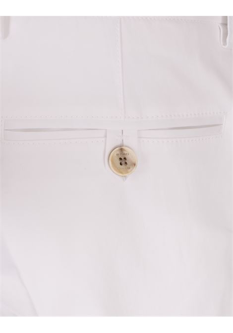 Pantaloni Affusolati Bianchi Con Vita Media ETRO | MREA0005-99TUEA6W0800