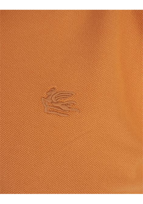 Orange Polo Shirt with Tone-on-Tone Logo ETRO | MRMD0005-AJ264A0932