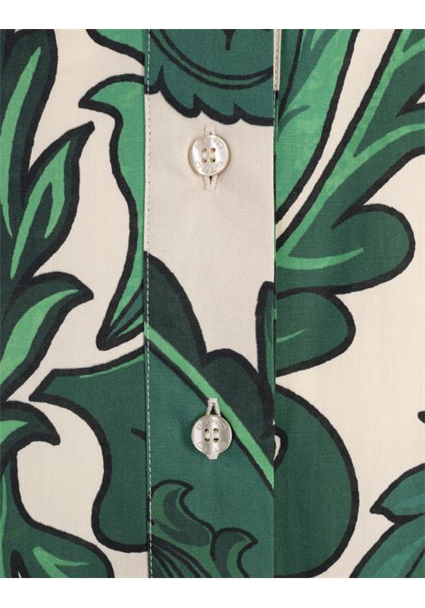 Abito Midi Con Stampa Paisley Verde ETRO | WRHA0304-99SA5J8X0801