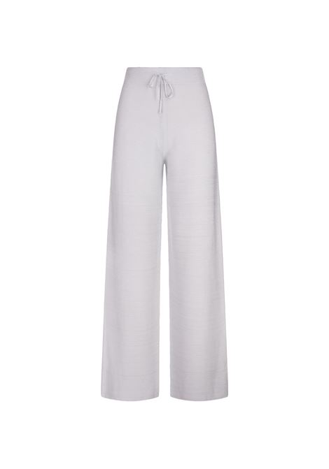 Pantaloni In Maglia Grigio Chiaro Con Coulisse FABIANA FILIPPI | Pantaloni | PAD265F425L233000021