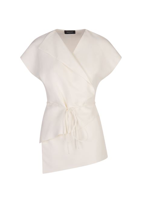 White Wrap Top FABIANA FILIPPI | Tops | TPD275F731L31000000142