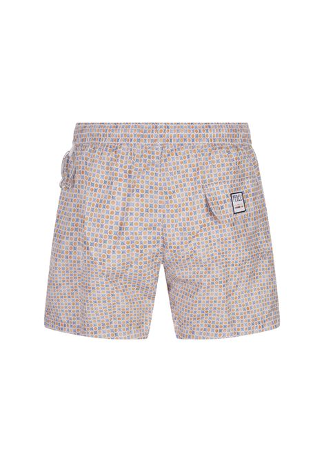 Swim Shorts Con Micro Pattern Di Pois e Fiori FEDELI | 00318-C099557