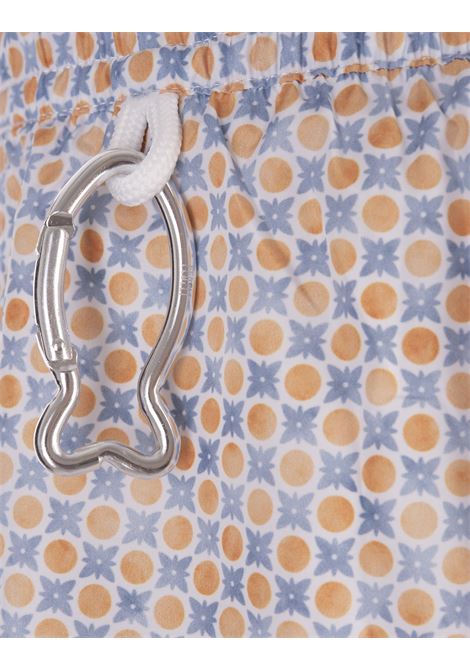 Swim Shorts Con Micro Pattern Di Pois e Fiori FEDELI | 00318-C099557