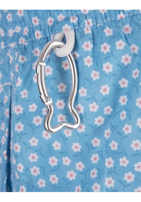 Swim Shorts Azzurri Con Micro Pattern Margherite FEDELI | 00318-C100001