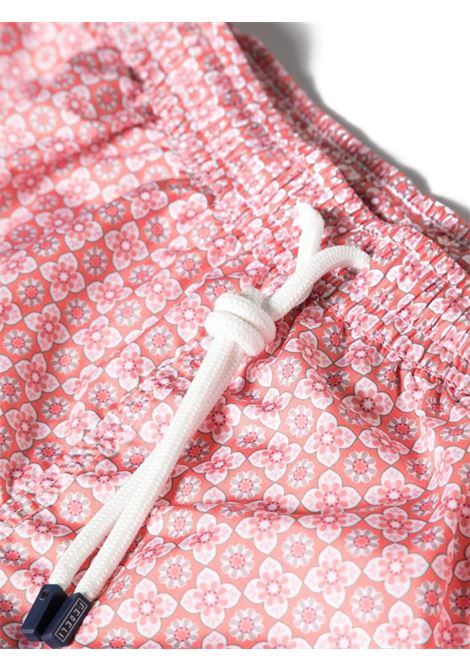 Swim Shorts Rossi Con Pattern Di Fiori FEDELI | 00318-C101133