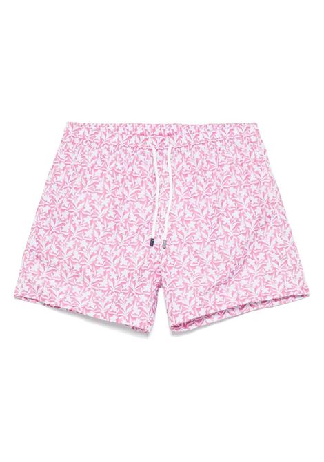 Costume Da Bagno Rosa Con Pattern Fiori FEDELI | 00318-F1252