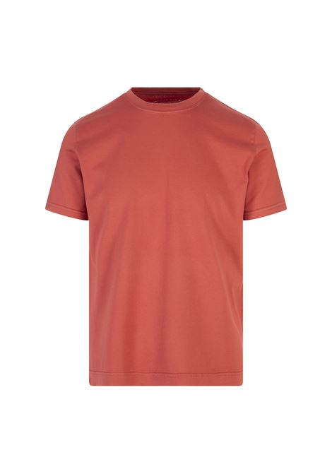 T-Shirt Basic In Jersey Organico Arancione FEDELI | 010326