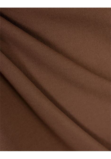 T-Shirt Basic In Jersey Organico Marrone FEDELI | 010331