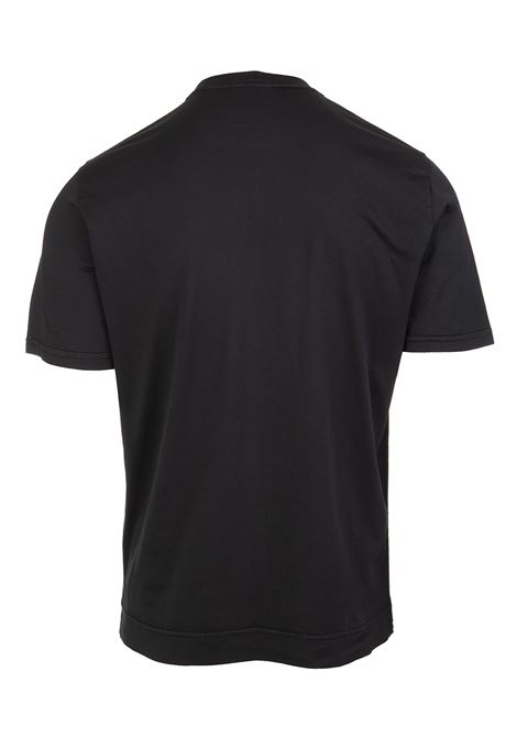 Black Organic Jersey Basic T-Shirt FEDELI | 010336