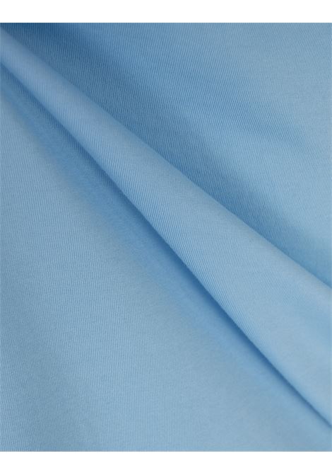T-Shirt Basic In Jersey Organico Celeste FEDELI | 010344
