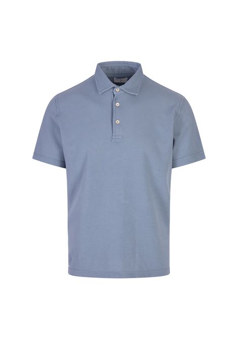 Polo In Piquet Di Cotone Superlight Avio FEDELI | 013012