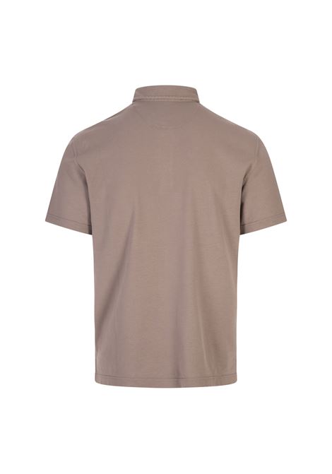 Polo In Piquet Di Cotone Superlight Beige FEDELI | 0130176