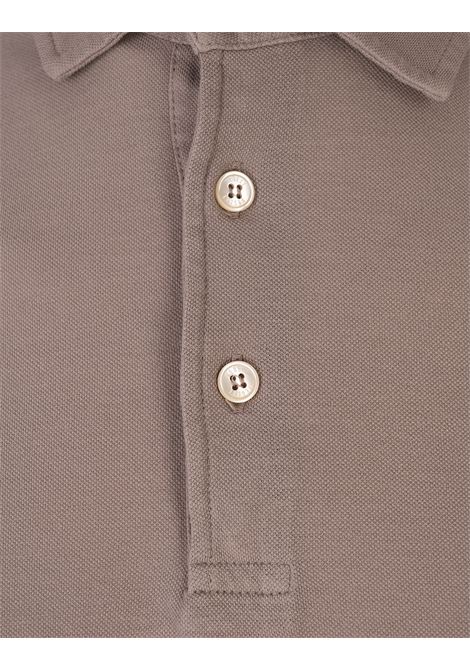 Polo In Piquet Di Cotone Superlight Beige FEDELI | 0130176
