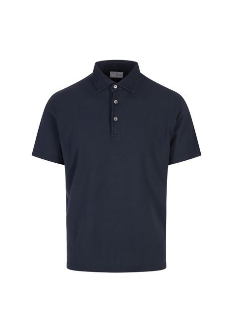 Polo In Piquet Di Cotone Superlight Blue FEDELI | 01302