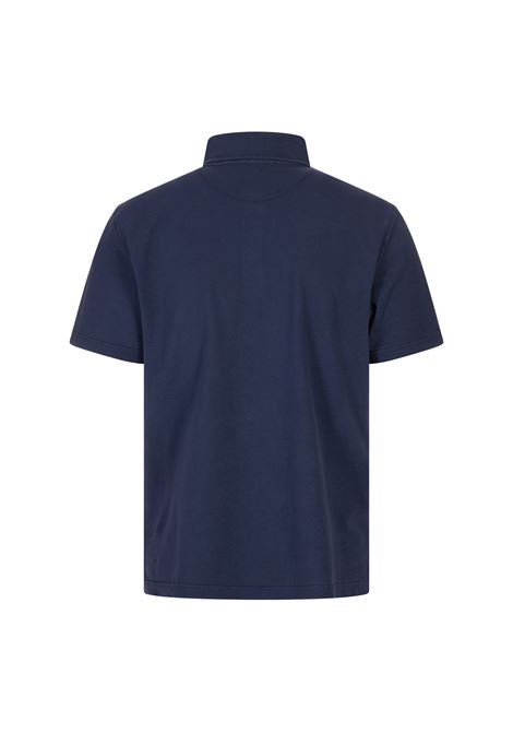 Polo In Piquet Di Cotone Superlight Blu FEDELI | 013085