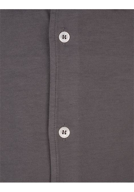 Camicia Robert In Piquet Superlight Grigia FEDELI | 013184