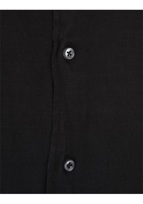 Camicia Nick In Lino Nero FEDELI | 050136