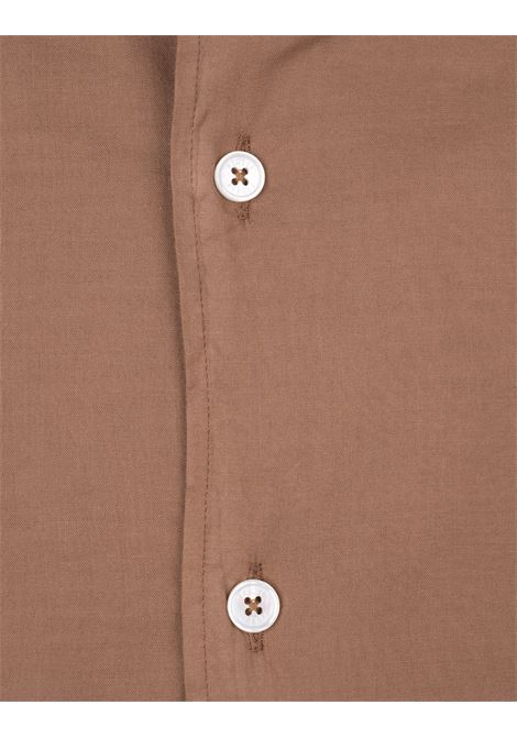 Camicia Sean In Panamino Marrone FEDELI | 050731
