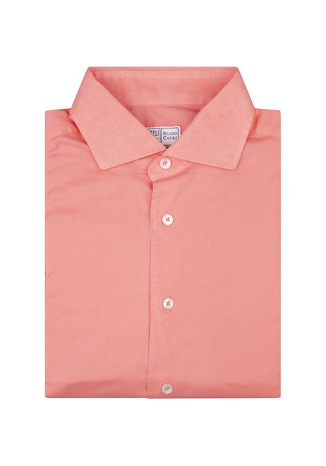 Camicia Sean In Panamino Salmone FEDELI | 050737