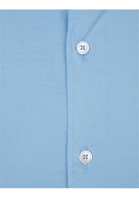 Camicia Sean In Panamino Celeste FEDELI | 050744