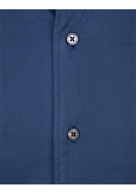Camicia Sean In Panamino Blu FEDELI | 0507525