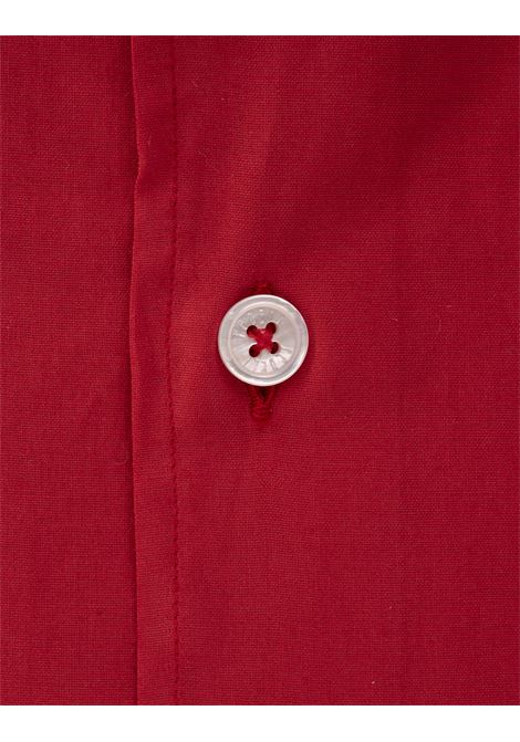 Camicia Sean In Panamino Rosso FEDELI | 050787