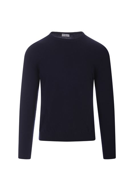 Dark Blue Argentina Sweater In Baby Cashmere FEDELI | 062586