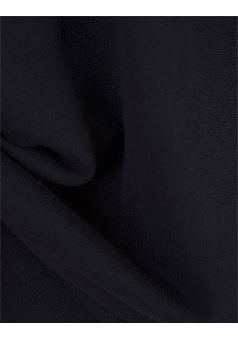 140 Wool V-Neck Pullover In Blue FEDELI | 070116