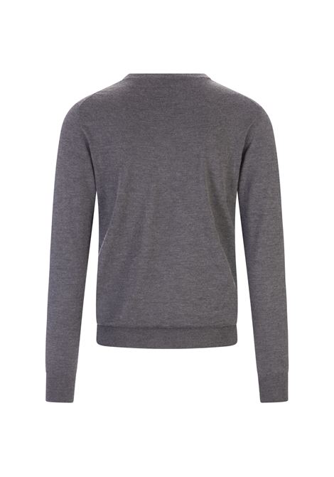 Pullover Arg. In Cashmere e Seta Grigio FEDELI | 071197