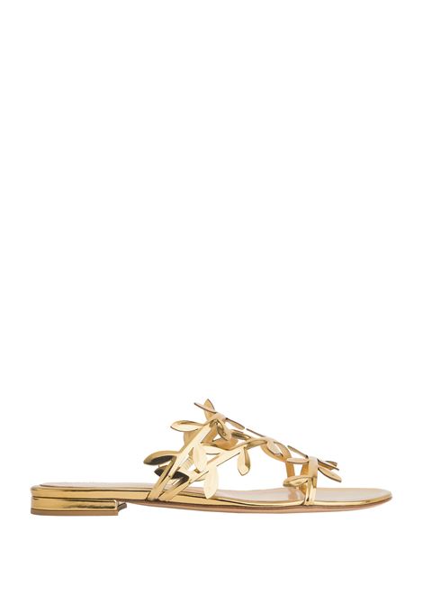 Sandali Flavia 05 Oro GIANVITO ROSSI | Sandali | G15680.05RICMETMEKO
