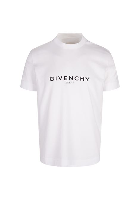 T-Shirt Slim Fit GIVENCHY Reverse Bianca GIVENCHY | BM71653Y6B100