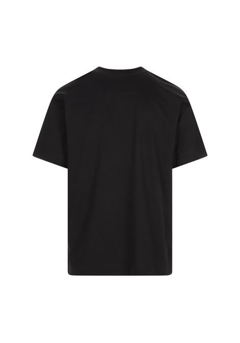 Black and Pink Regular Fit T-Shirt with Unicorns Print GIVENCHY | BM71MG3YQ7001