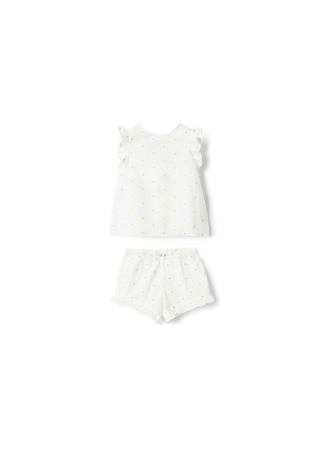 White Cotton Two Piece Set IL GUFO | Suits | P25DP520C5053010