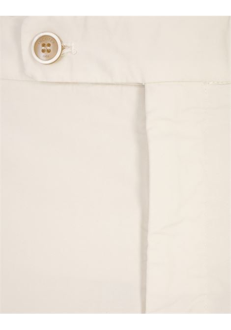 White Tapered Fit Pants INCOTEX | 1W0079-9098B021