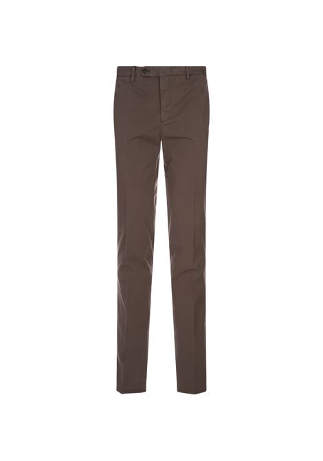 Brown Tapered Fit Pants INCOTEX | 1W0079-9098B150