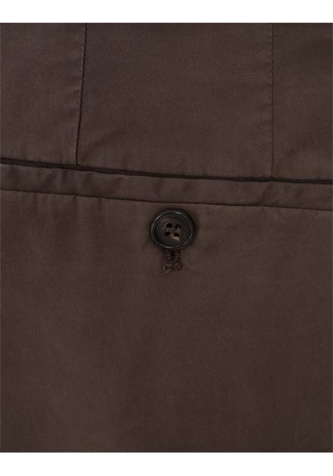 Brown Tapered Fit Pants INCOTEX | 1W0079-9098B150