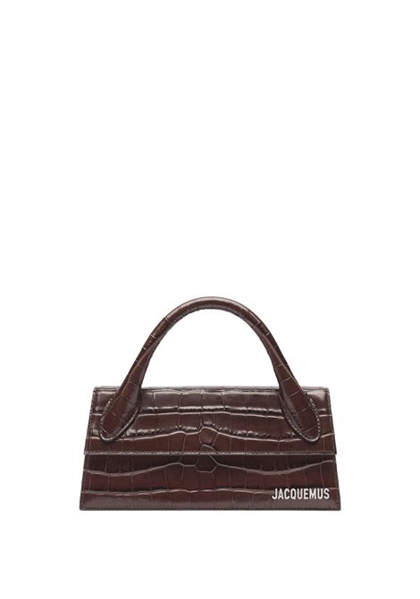 Borsa Le Chiquito Long Marrone Scuro Effetto Coccodrillo JACQUEMUS | 213BA004-4301880