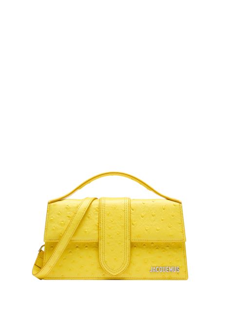 Borsa Le Grand Bambino Goffrata Struzzo Gialla JACQUEMUS | 213BA007-3234250