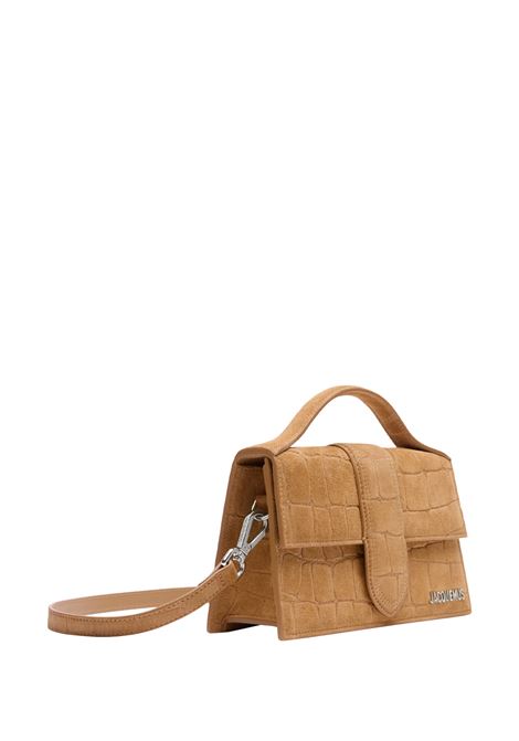 Borsa Le Grand Bambino In Suede Goffrata Coccodrillo Color Cammello JACQUEMUS | 213BA007-3243830