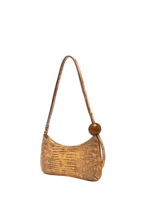 Borsa Le Bisou Perle Beige Stampa Pitone JACQUEMUS | 233BA057-3231150