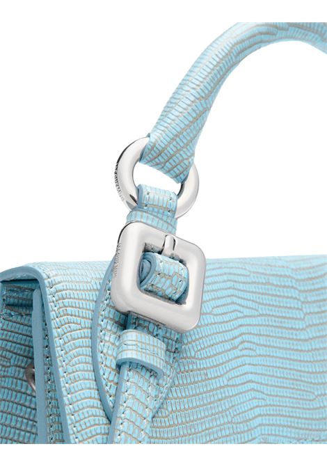 Borsa Le Chiquito Long Boucle Celeste Goffrata Lucertola JACQUEMUS | 233BA326-3235320