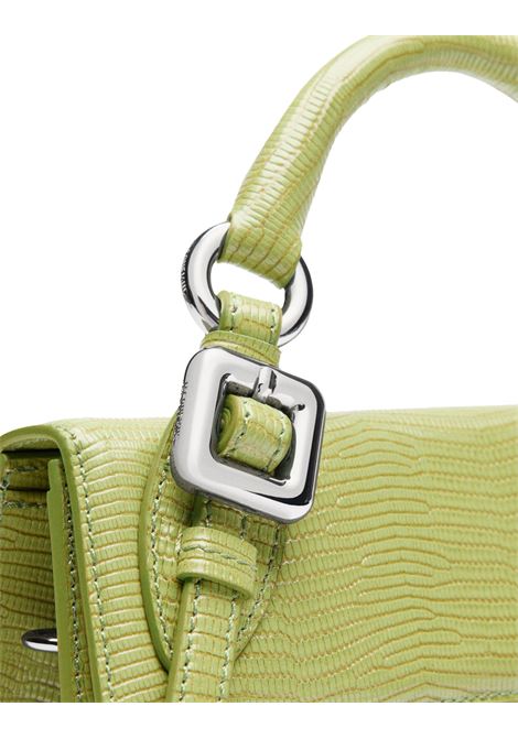 Borsa Le Chiquito Long Boucle Verde Goffrata Lucertola JACQUEMUS | 233BA326-3235550
