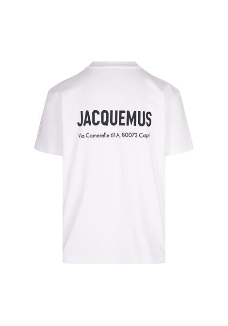 T-Shirt Bianca Jacquemus Via Camerelle JACQUEMUS | 235JS158-20991HX