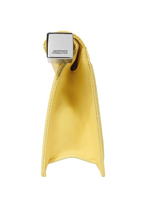 La Petite Pochette Rond Carré In Rafia Gialla JACQUEMUS | 241BA392-3215210