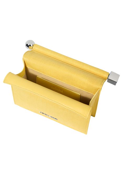 La Petite Pochette Rond Carré In Rafia Gialla JACQUEMUS | 241BA392-3215210