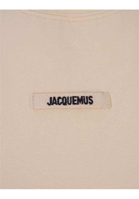 Le T-Shirt Gros Grain Light Beige JACQUEMUS | 241JS133-2031130