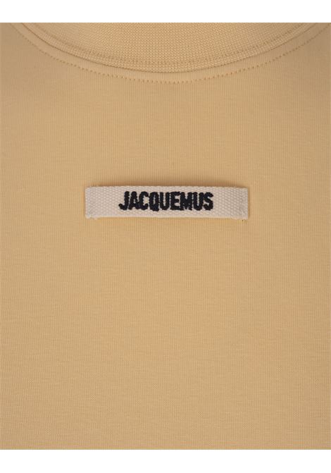 Le T-Shirt Gros Grain Beige Chiaro JACQUEMUS | 241JS133-2031131