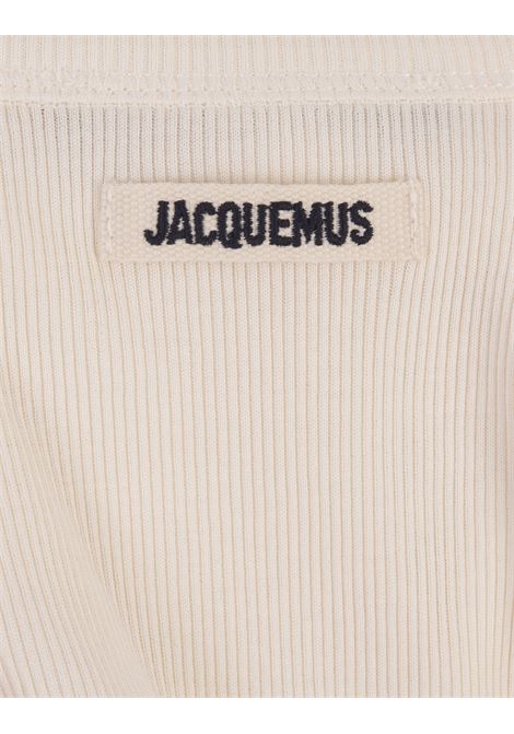 Top Le Body Gros Grain Bianco JACQUEMUS | 241JS159-2032100